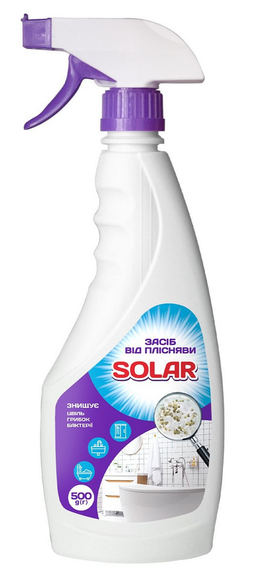 SOLAR Засіб д/видалення ПЛІСНЯВИ ТА ГРИБКА розп 500 мл